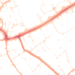 Daytime road noise heatmap for BH23 3QW