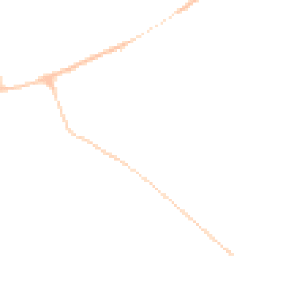 Night-time road noise heatmap for BH23 3RB