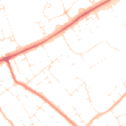 Daytime road noise heatmap for BH23 3RF