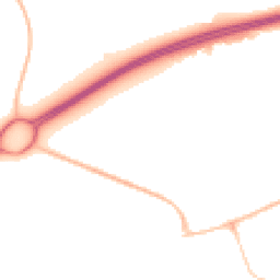 Night-time road noise heatmap for BH23 3ST