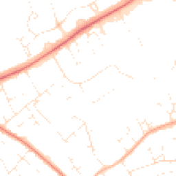 Daytime road noise heatmap for BH23 3TH