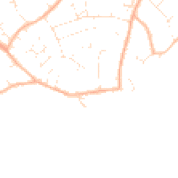 Daytime road noise heatmap for BH23 4AX