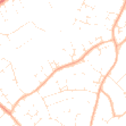Daytime road noise heatmap for BH23 4DH