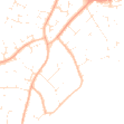 Daytime road noise heatmap for BH23 4EE
