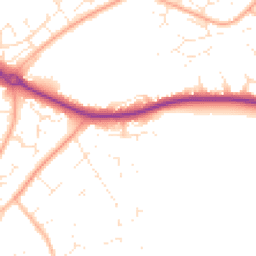 Daytime road noise heatmap for BH23 4HH