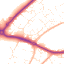 Daytime road noise heatmap for BH23 4LW
