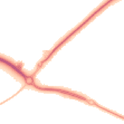 Night-time road noise heatmap for BH23 4NN