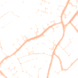 Daytime road noise heatmap for BH23 4SQ
