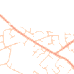 Daytime road noise heatmap for BH23 5FN