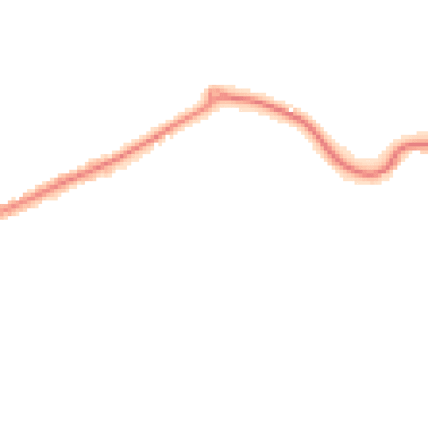 Night-time road noise heatmap for BH23 5JY