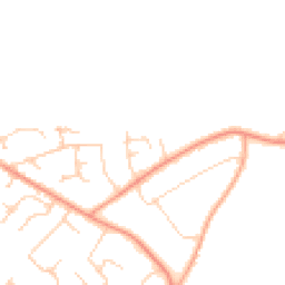 Daytime road noise heatmap for BH23 5QA