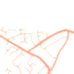 Daytime road noise heatmap for BH23 5QB