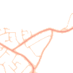 Daytime road noise heatmap for BH23 5QD
