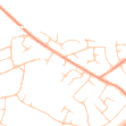 Daytime road noise heatmap for BH23 5RP