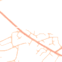 Daytime road noise heatmap for BH23 5SE