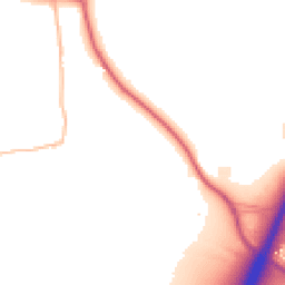 Daytime road noise heatmap for BH23 6AE