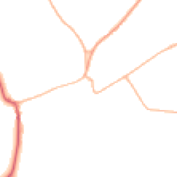 Daytime road noise heatmap for BH23 7AE