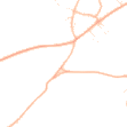 Daytime road noise heatmap for BH23 7AG