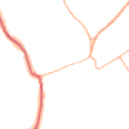Daytime road noise heatmap for BH23 7AN