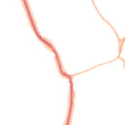 Daytime road noise heatmap for BH23 7AS