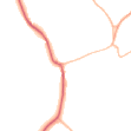 Daytime road noise heatmap for BH23 7AW