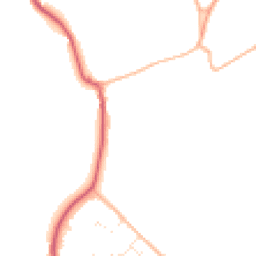 Daytime road noise heatmap for BH23 7BP