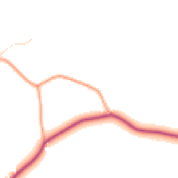 Daytime road noise heatmap for BH23 7ED