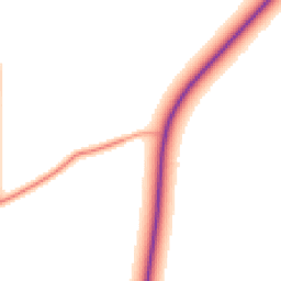 Daytime road noise heatmap for BH23 7EG