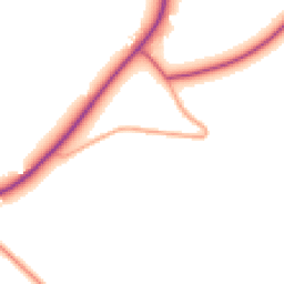 Daytime road noise heatmap for BH23 7EH