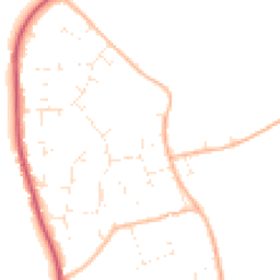 Daytime road noise heatmap for BH23 7HS