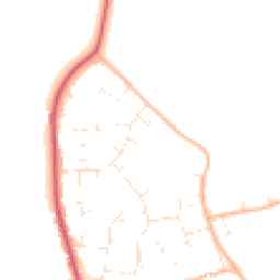 Daytime road noise heatmap for BH23 7JX