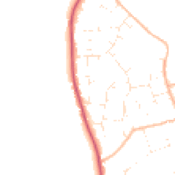 Daytime road noise heatmap for BH23 7NB