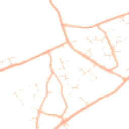 Daytime road noise heatmap for BH23 8AW