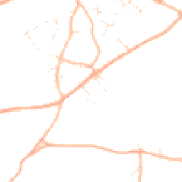 Daytime road noise heatmap for BH23 8BB