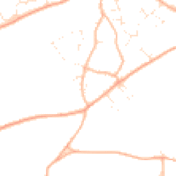 Daytime road noise heatmap for BH23 8BG
