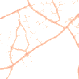 Daytime road noise heatmap for BH23 8BW