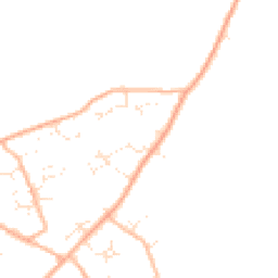 Daytime road noise heatmap for BH23 8BZ