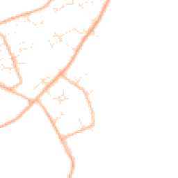 Daytime road noise heatmap for BH23 8LG