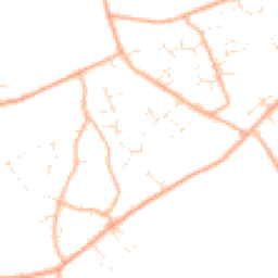 Daytime road noise heatmap for BH23 8NA