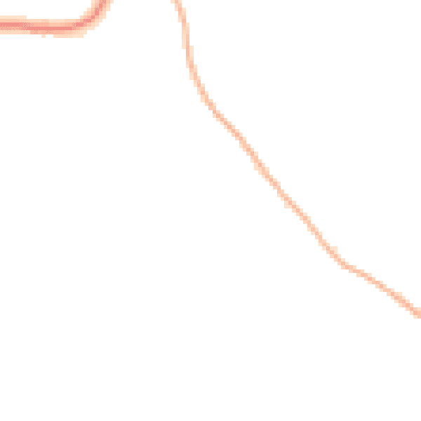 Night-time road noise heatmap for BH25 5PS
