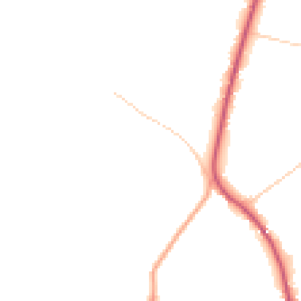 Daytime road noise heatmap for BH25 5TN
