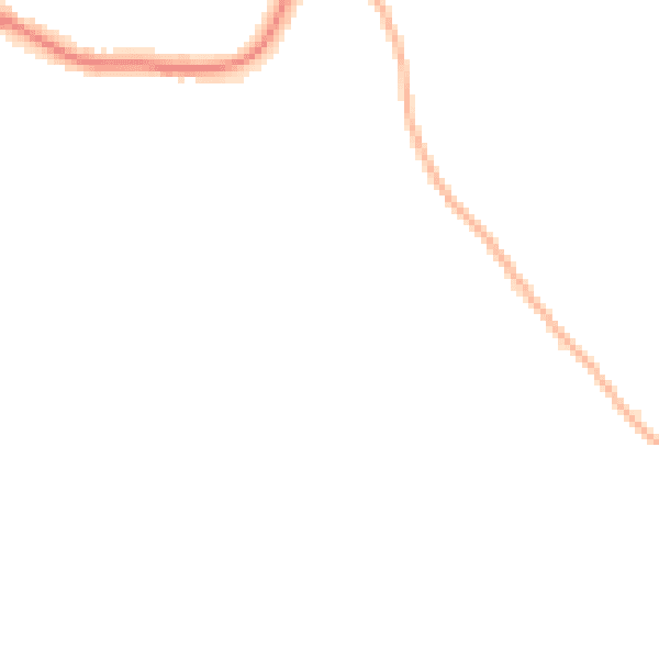Night-time road noise heatmap for BH25 7AH