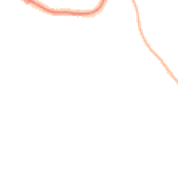 Night-time road noise heatmap for BH25 7FF