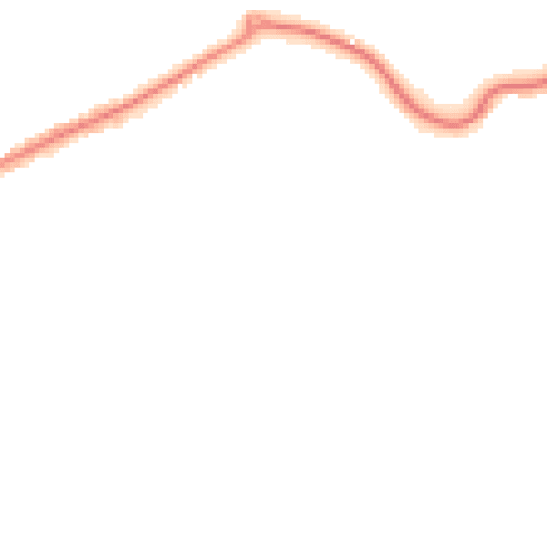 Night-time road noise heatmap for BH25 7RQ