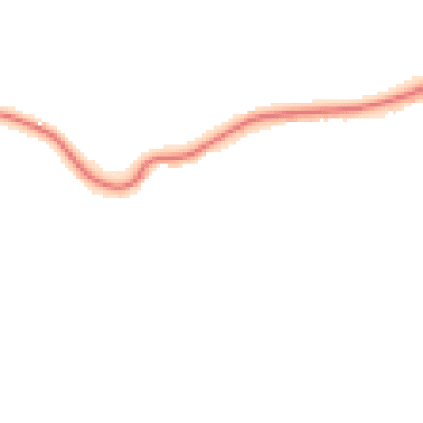 Night-time road noise heatmap for BH25 7SX