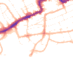 Daytime road noise heatmap for BH5 1AP
