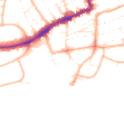 Daytime road noise heatmap for BH5 1AZ