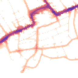 Daytime road noise heatmap for BH5 1DF