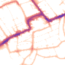 Daytime road noise heatmap for BH5 1DH