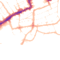 Daytime road noise heatmap for BH5 1DL